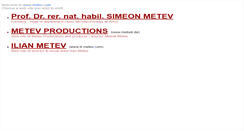 Desktop Screenshot of metev.com